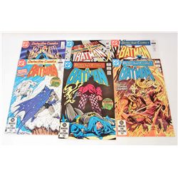 LOT OF 6 VINTAGE BATMAN COMICS