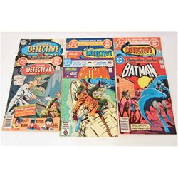 LOT OF 6 VINTAGE BATMAN COMICS