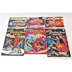 LOT OF 6 VINTAGE BATMAN COMICS