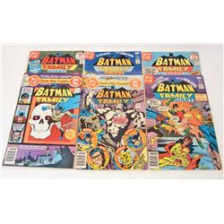 LOT OF 6 VINTAGE BATMAN FAMILY COMICS