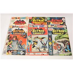 LOT OF 6 VINTAGE BATMAN FAMILY COMICS
