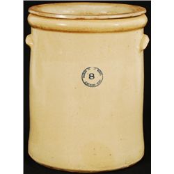 Sanger Texas Pottery 8 Gallon Crock with Lid