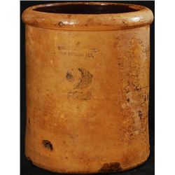 Wagner & Chabot San Antonio Texas Stonware Jar