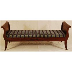 Texas Walnut Sleigh Day Bed
