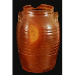 2 Gallon Thaddeus Leopard Signed Churn