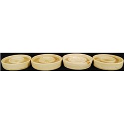 Set Of 4 Saenger Texas Stoneware Ant Traps