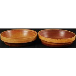 2 Stoneware Texas Bowls