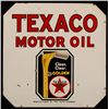 Image 10 : Texaco Motor Oil Porcelain Sign
