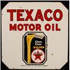 Image 1 : Texaco Motor Oil Porcelain Sign