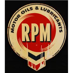 RPM Motor Oil Sign