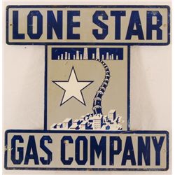 Rare 1940's Lone Star Gas Company Sign