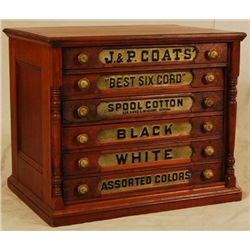 Antique Spool Cabinet