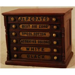 Antique Spool Cabinet