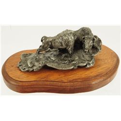 Fighting Buffalo Casting By Ralph Crawford