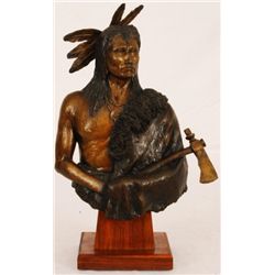 Indian Warrior Bronze by Dennis Conner