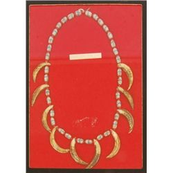 Traded Bead & Tooth Indian Necklace