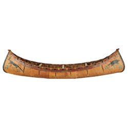 Antique  Birch Bark Canoe