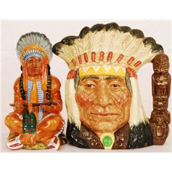 Royal Doulton North American Indian & The Chief