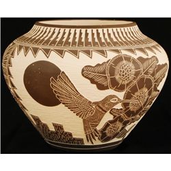 Acoma Pot by M&R Romero Pueblo New Mexico