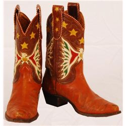 Pair Of Men's Double Eagle Cowboy Boots
