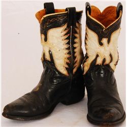 Pair Of Child's Double Eagle Cowboy Boots