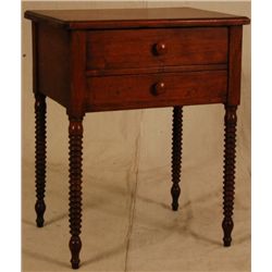 Two Drawer End Table