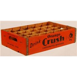 Orange Crush Wood Crate