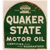 Image 1 : Quaker State Motor Oil Porcelain Sign