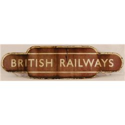 British Railways Porcelain Sign Circa 1940's
