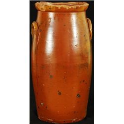 William Saenger 4 Gallon Texas Stoneware Churn