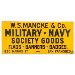 Military - Navy Society Goods Tin Sign
