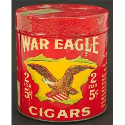 Red War Eagle Cigar Tin