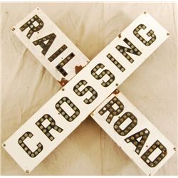 Early Rail Road Crossing Sign