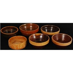 6 Texas Stoneware Bowls