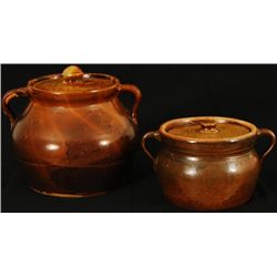 2 East Texas Bean Pots