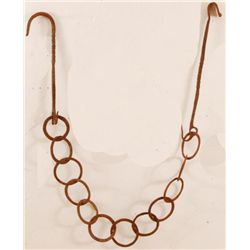 18th Century Hand Forged Chain Trammel