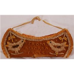 Indian Beaded Canoe From Niagara Falls