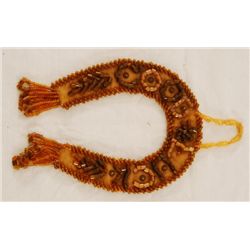 Indian Beaded Whimsy "Good Luck" Horse Shoe