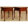 Image 1 : Pair of Queen Anne Style End Tables