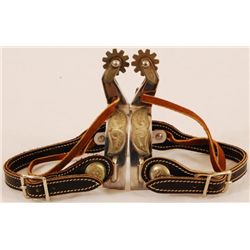 Crocket Renalde Single Mounted Overlayed Spurs
