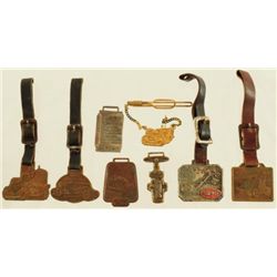 Collection of 8 Watch Fobs