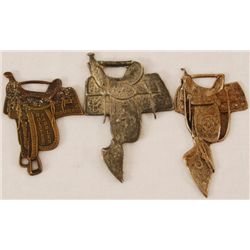 Set Of 3 Antique Watch Fobs