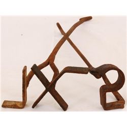 2 Cattle Branding Irons
