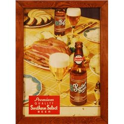 Southern Select Beer Framed Advertisement