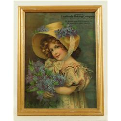 Luzitania Baking Company Advertising Lithograph