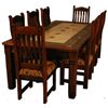 Image 9 : Custom Made Dining Room Table & 8 Longhorn Chairs