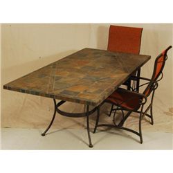 Outdoor Slate Rock Table