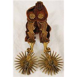 Pair of Double Mount Spurs