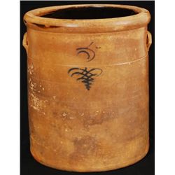 5 Gallon Cobalt Decorated Crock