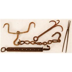 19th Century Nips, Chain, Trammel & Bucket Hook